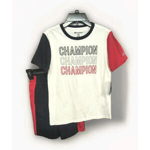 Nwt Boys Champion 2 Piece Shirt and Short Active Set Size Small 8